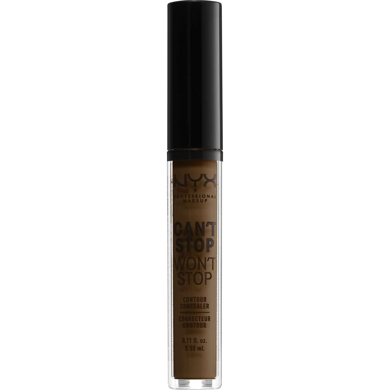 NYX  Cant Stop Wont Stop Contour Concealer 22.3 - Walnut 0.11 Fl Oz