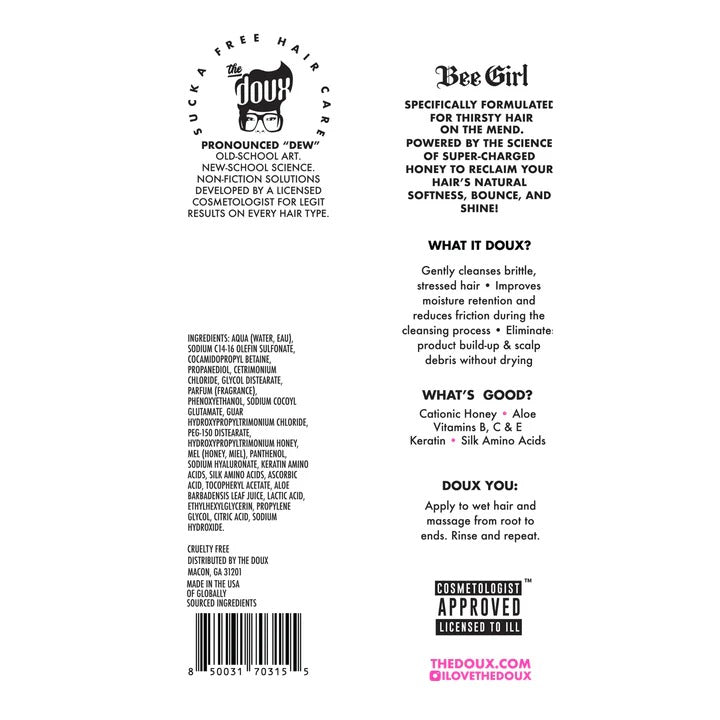 The Doux BeeGirl Ladies' First Honey Shampoo