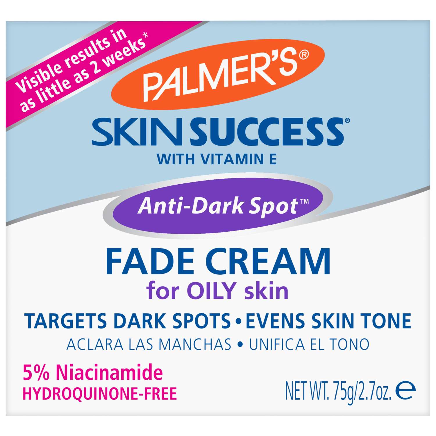 Palmers Skin Care Success Fade Cream Oily Skin Care
