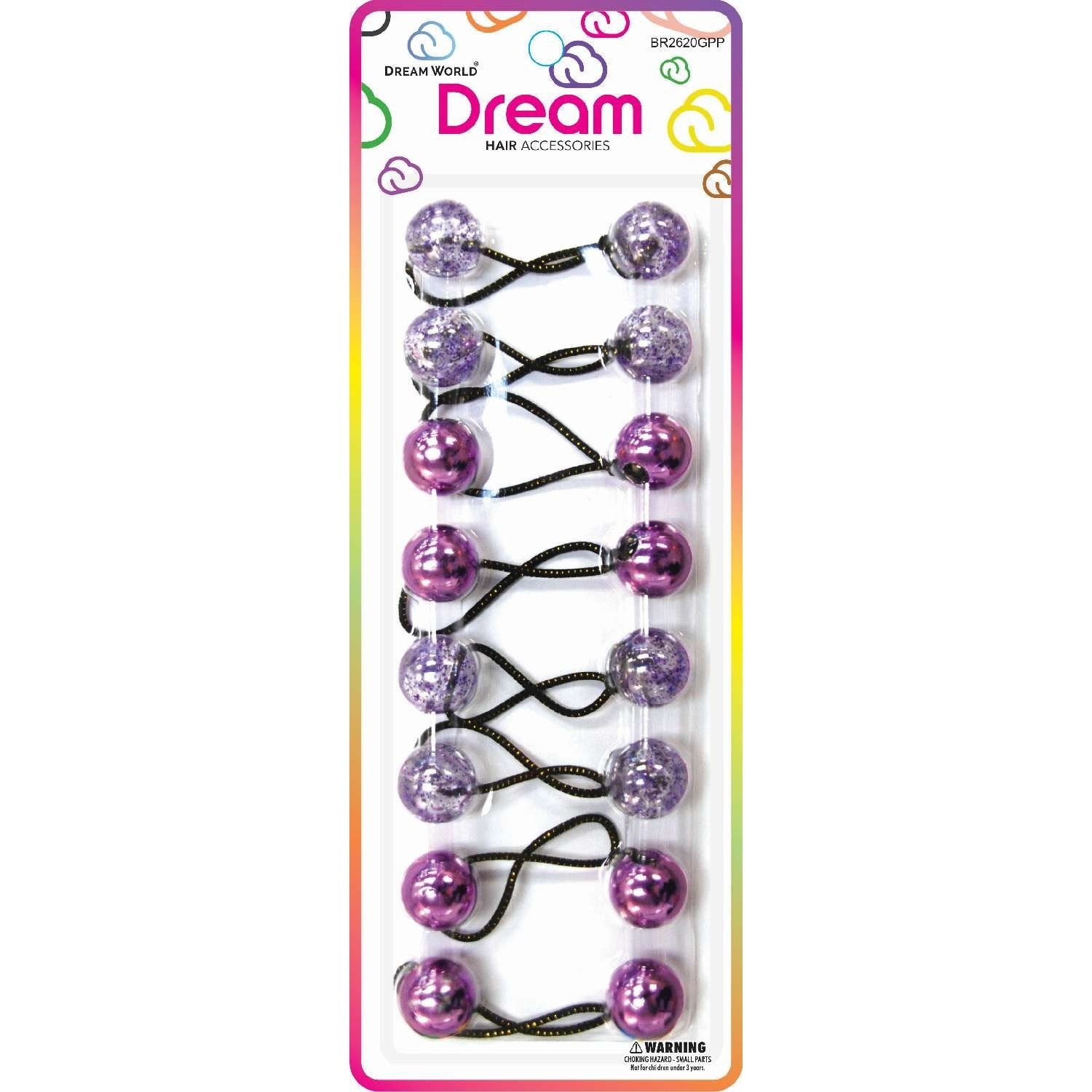 Chloe Bead 2200 Round Glitter Red Assort