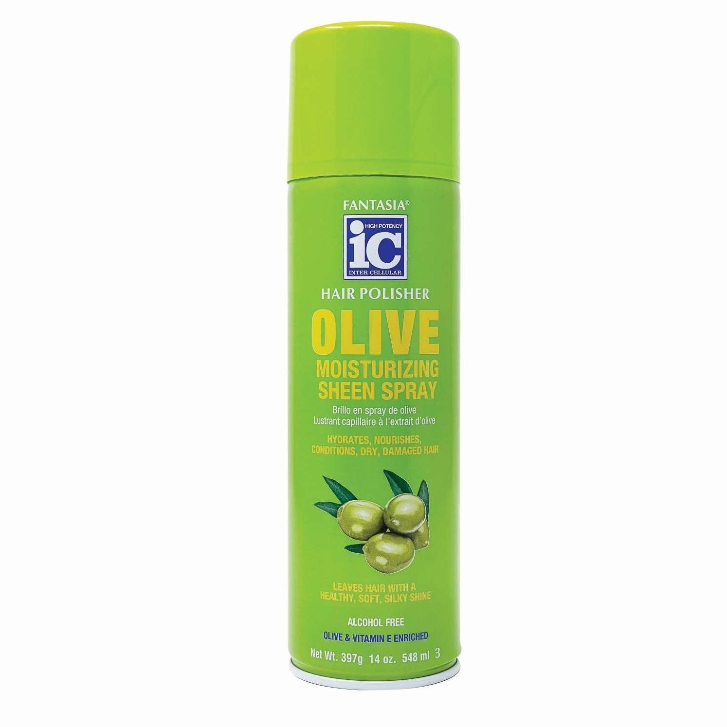 Fantasia IC Hair Polisher Olive Sheen Spray