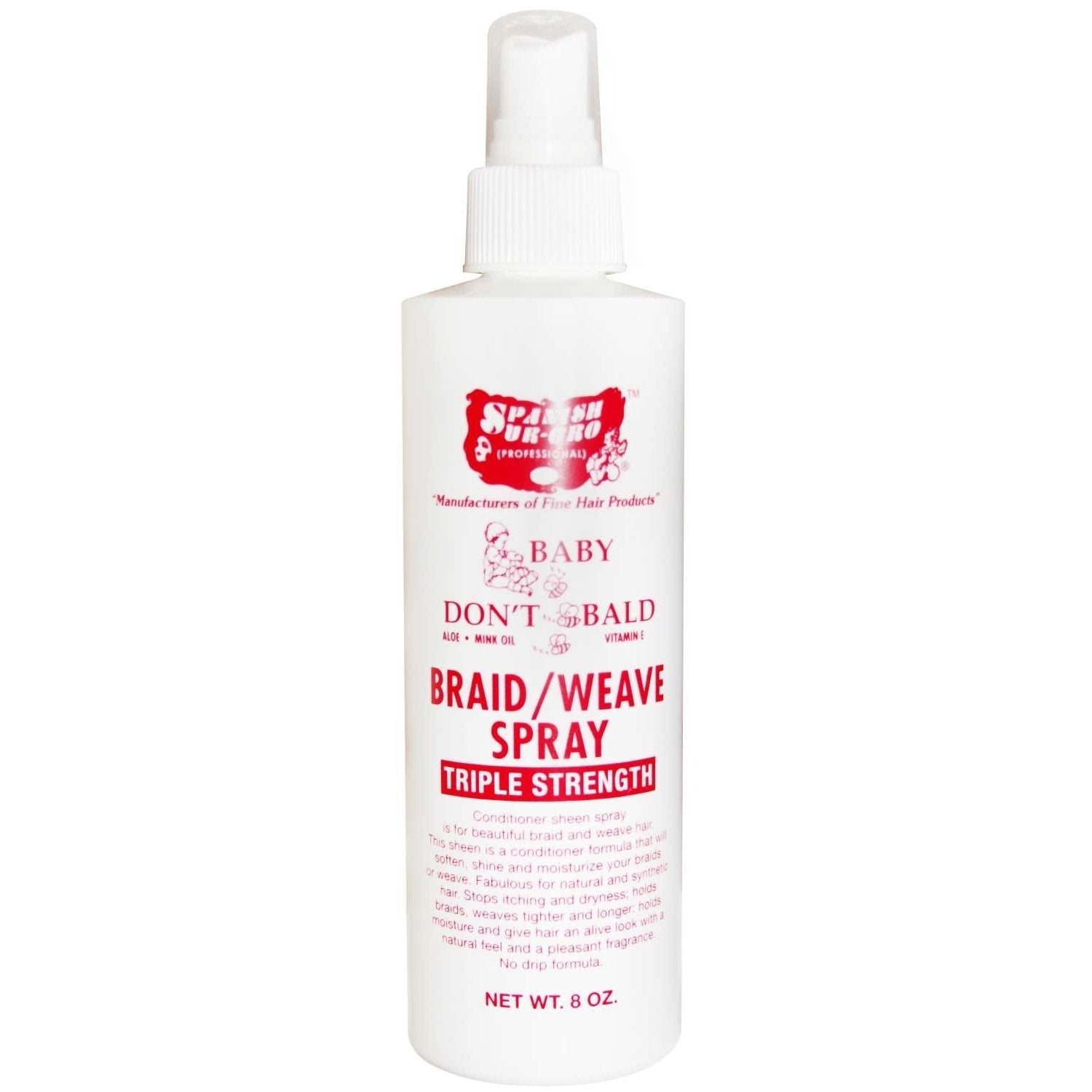 Baby Dont Bee Bald Triple Strenth Spray